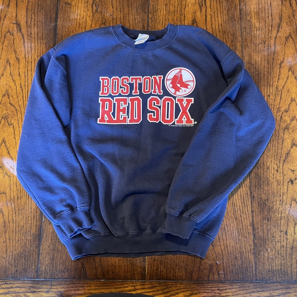Boston Red Sox Ultra Cotton Warm‎ and Cozy Sweatshirt Size M Navy Blue